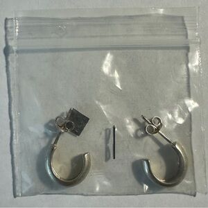 Silpada Silver Hoop Earrings